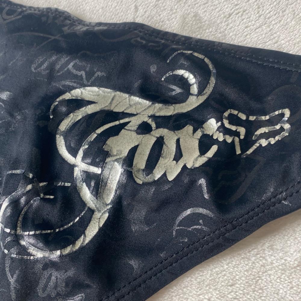 Fox y2k Black Swim Bottoms - Picture 2 of 6